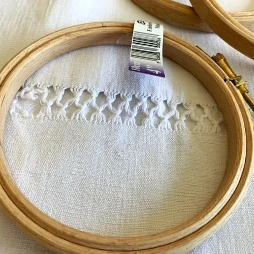 Nouveau : tambour à broder, 10 cm, de marque elbesee, existe en de multiples tailles, vente à la pièce