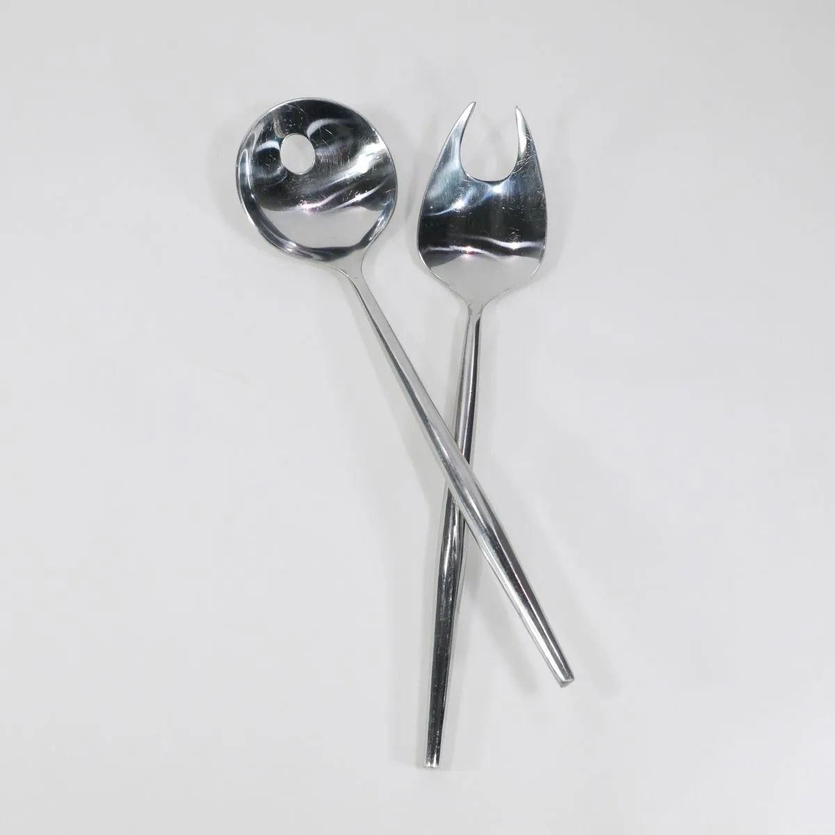 Paire de couverts à salade 70s